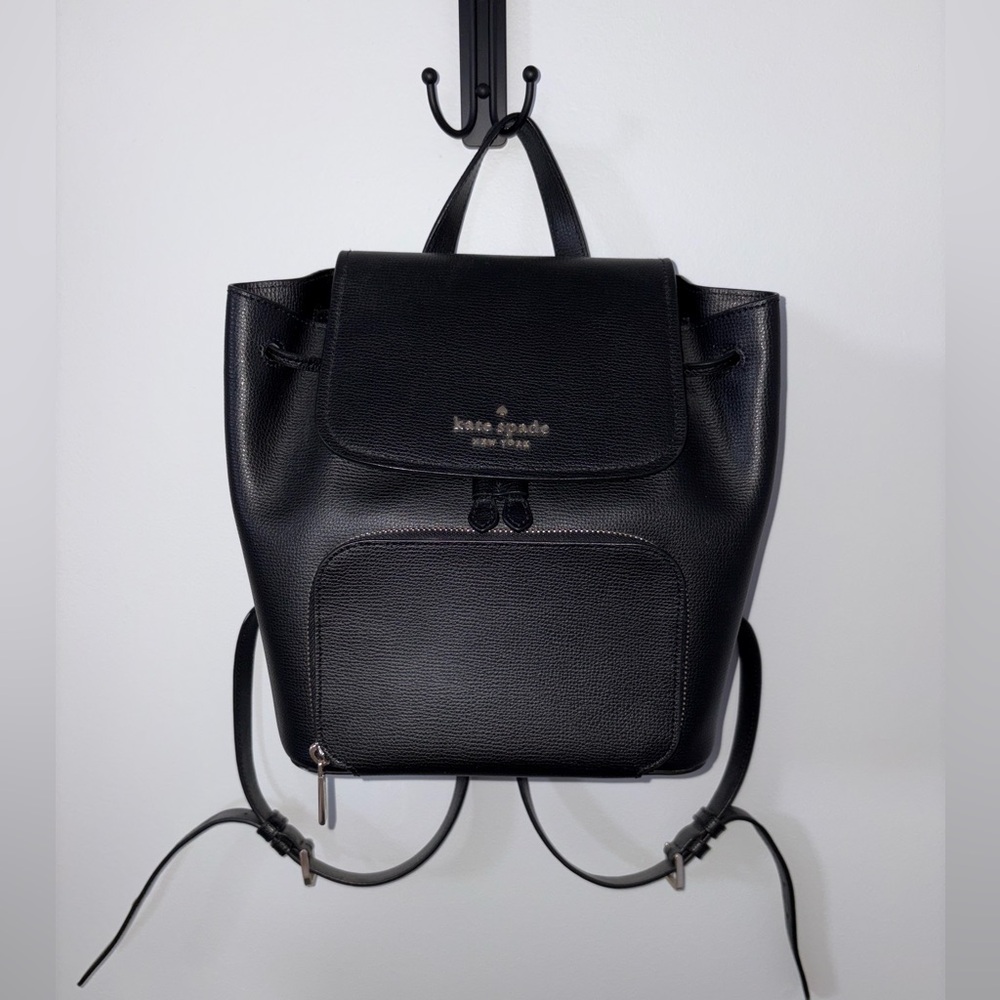 Black Kate Spade Backpack Purse